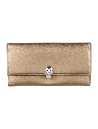 Alexander McQueen Leather Continental Wallet