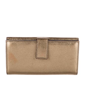 Alexander McQueen Leather Continental Wallet