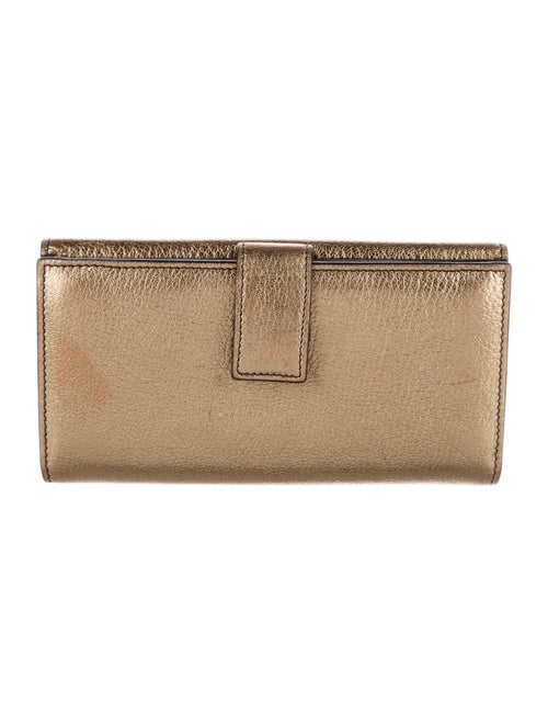 Alexander McQueen Leather Continental Wallet