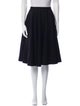 Alexander McQueen Cashmere Knee-Length Skirt