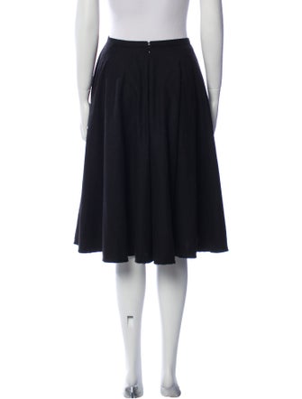 Alexander McQueen Cashmere Knee-Length Skirt
