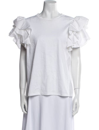 Alexander McQueen Crew Neck Short Sleeve T-Shirt