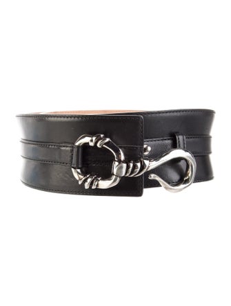 Alexander McQueen Wide Leather Belt Kit