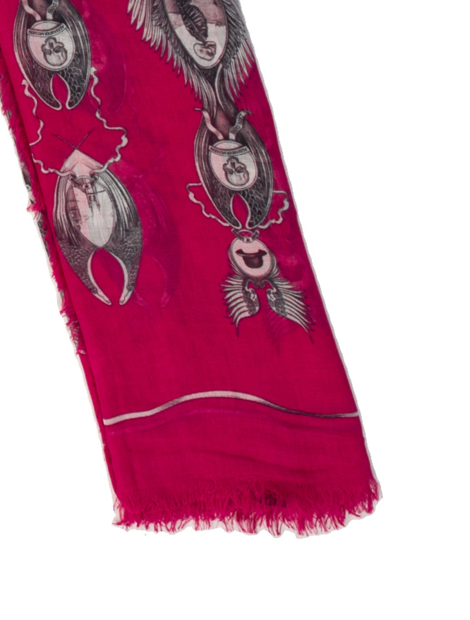 Alexander McQueen Printed Scarf