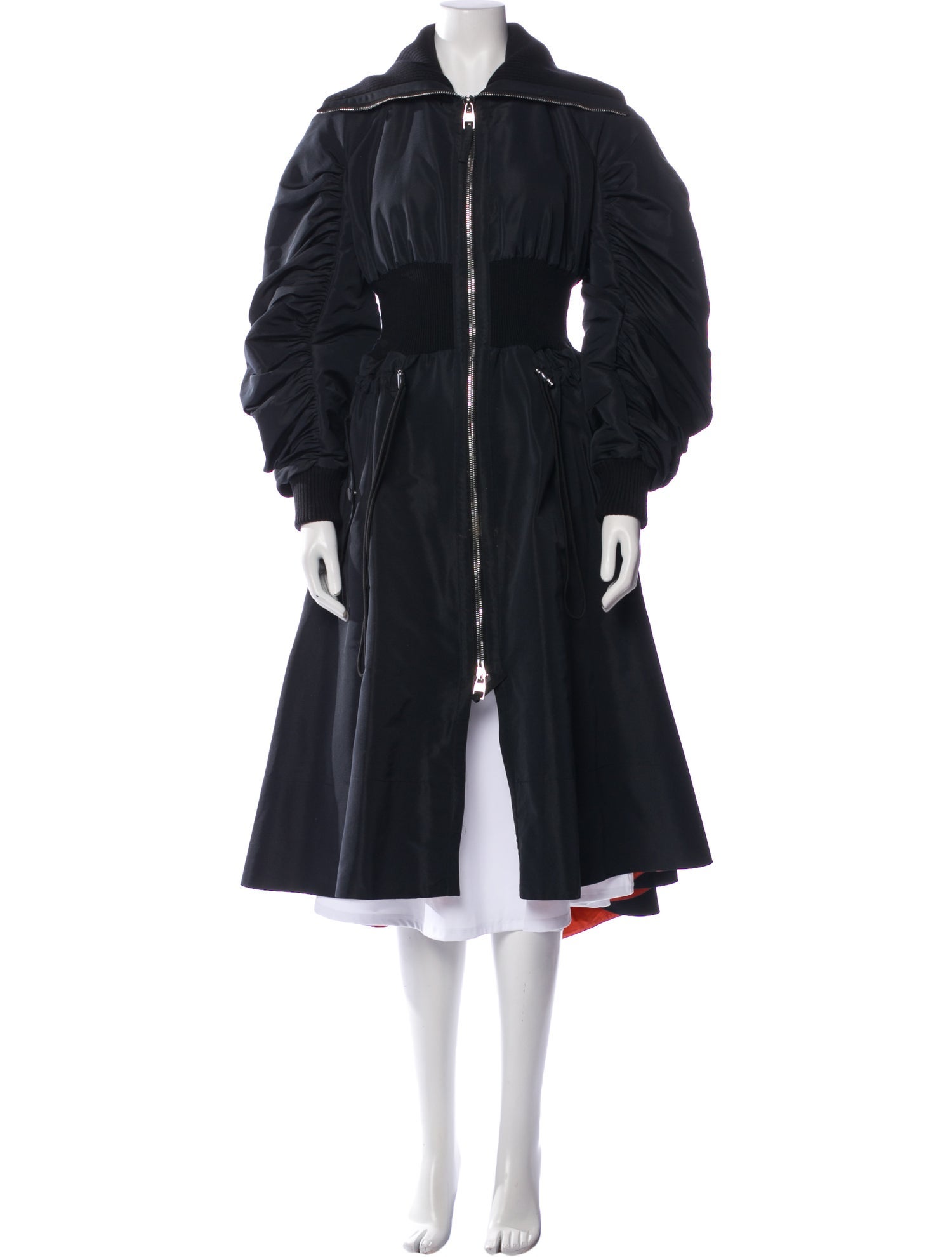 Alexander McQueen Mock Neck Long Dress