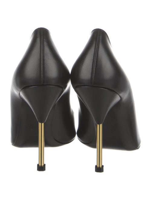 Alexander McQueen Leather Colorblock Pattern Pumps