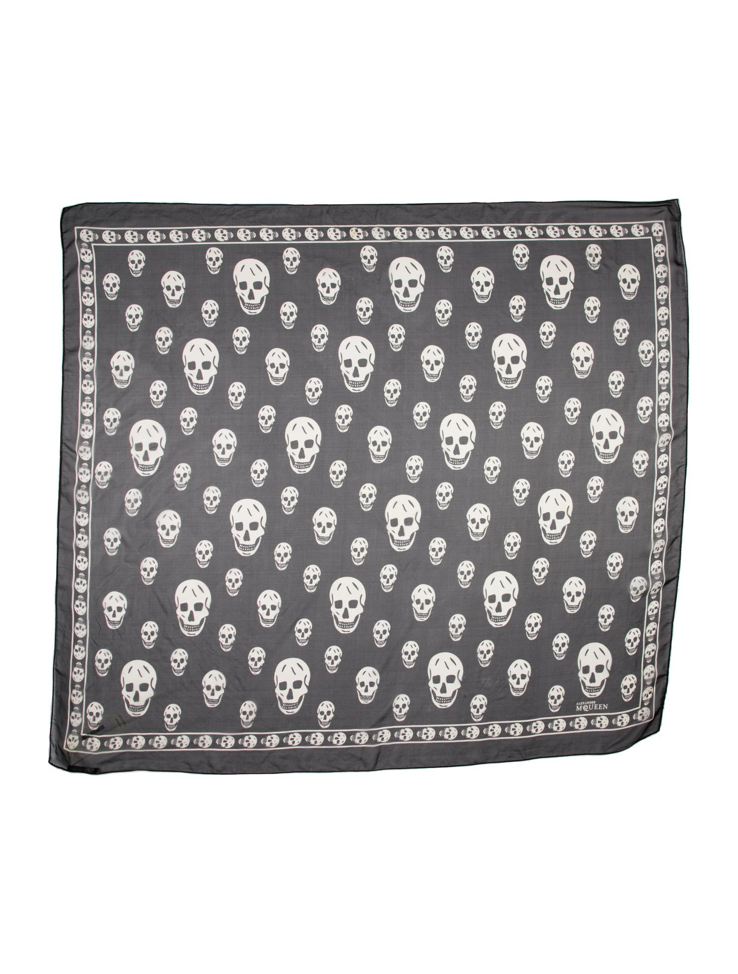 Alexander McQueen Silk Skull Scarf