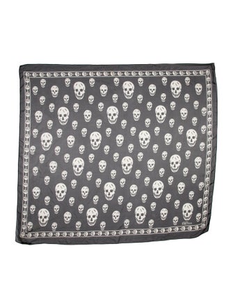 Alexander McQueen Silk Skull Scarf