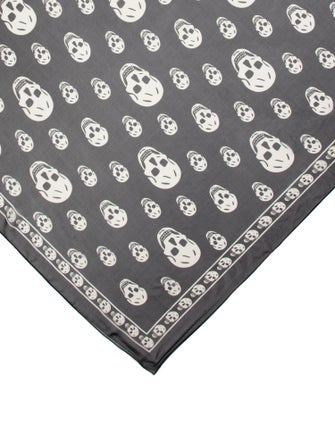 Alexander McQueen Silk Skull Scarf