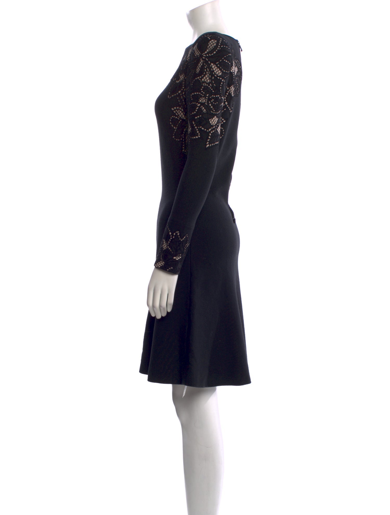 Alexander McQueen Wool Knee-Length Dress