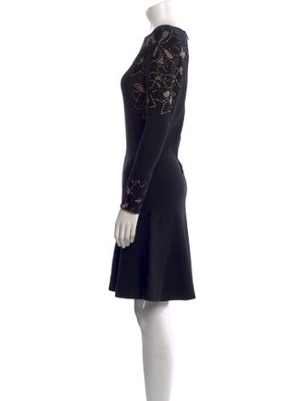 Alexander McQueen Wool Knee-Length Dress