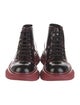 Alexander McQueen Leather Combat Boots