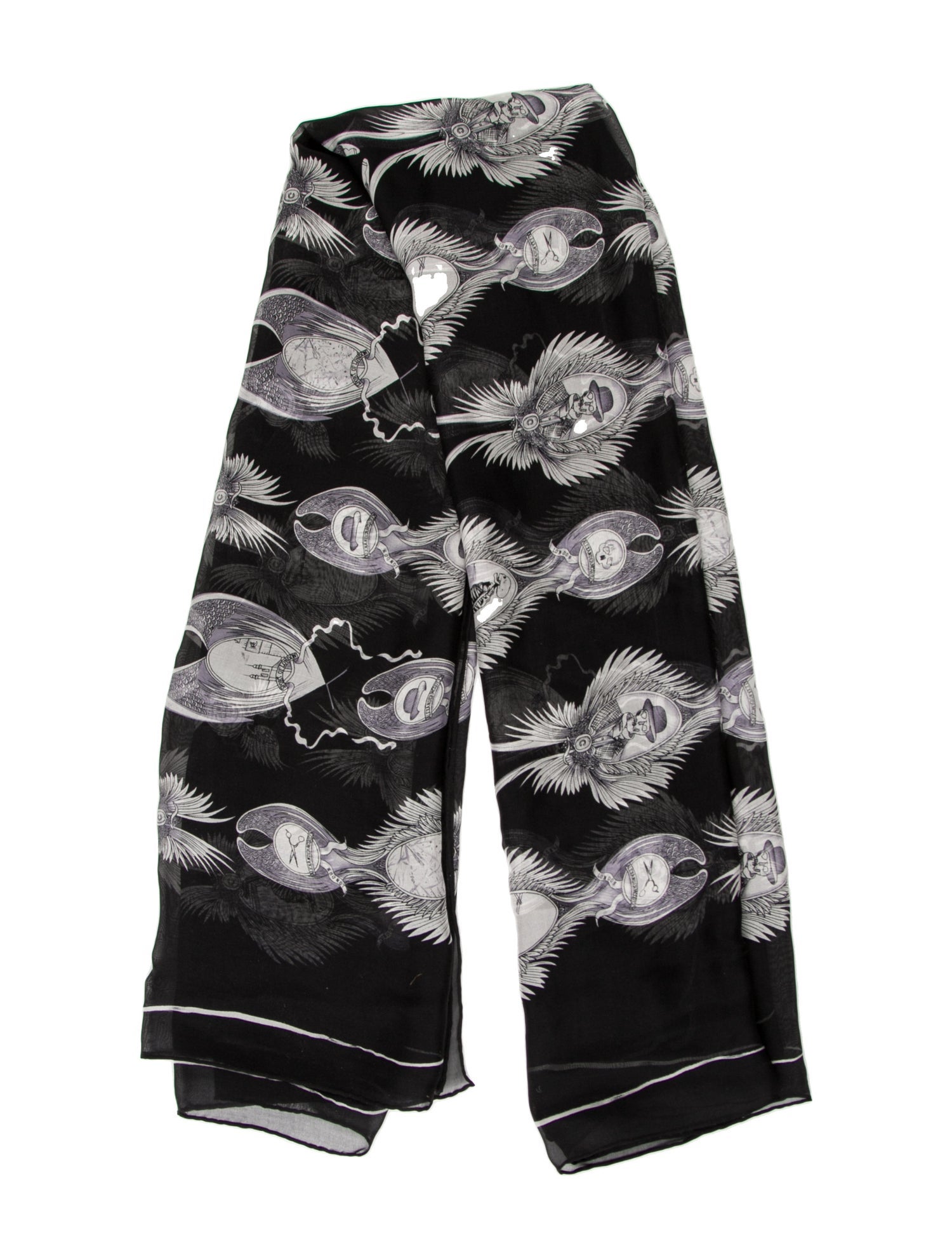 Alexander McQueen Silk Skull Scarf
