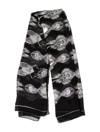 Alexander McQueen Silk Skull Scarf