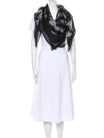 Alexander McQueen Silk Skull Scarf