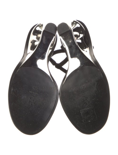 Alexander McQueen Suede Slingback Sandals