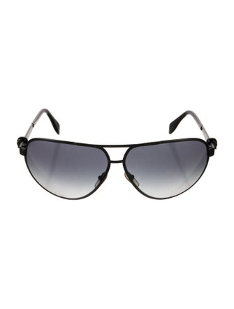 Alexander McQueen Aviator Gradient Sunglasses