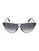 Alexander McQueen Aviator Gradient Sunglasses