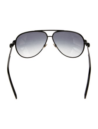Alexander McQueen Aviator Gradient Sunglasses