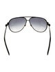 Alexander McQueen Aviator Gradient Sunglasses