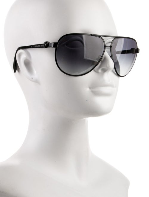 Alexander McQueen Aviator Gradient Sunglasses