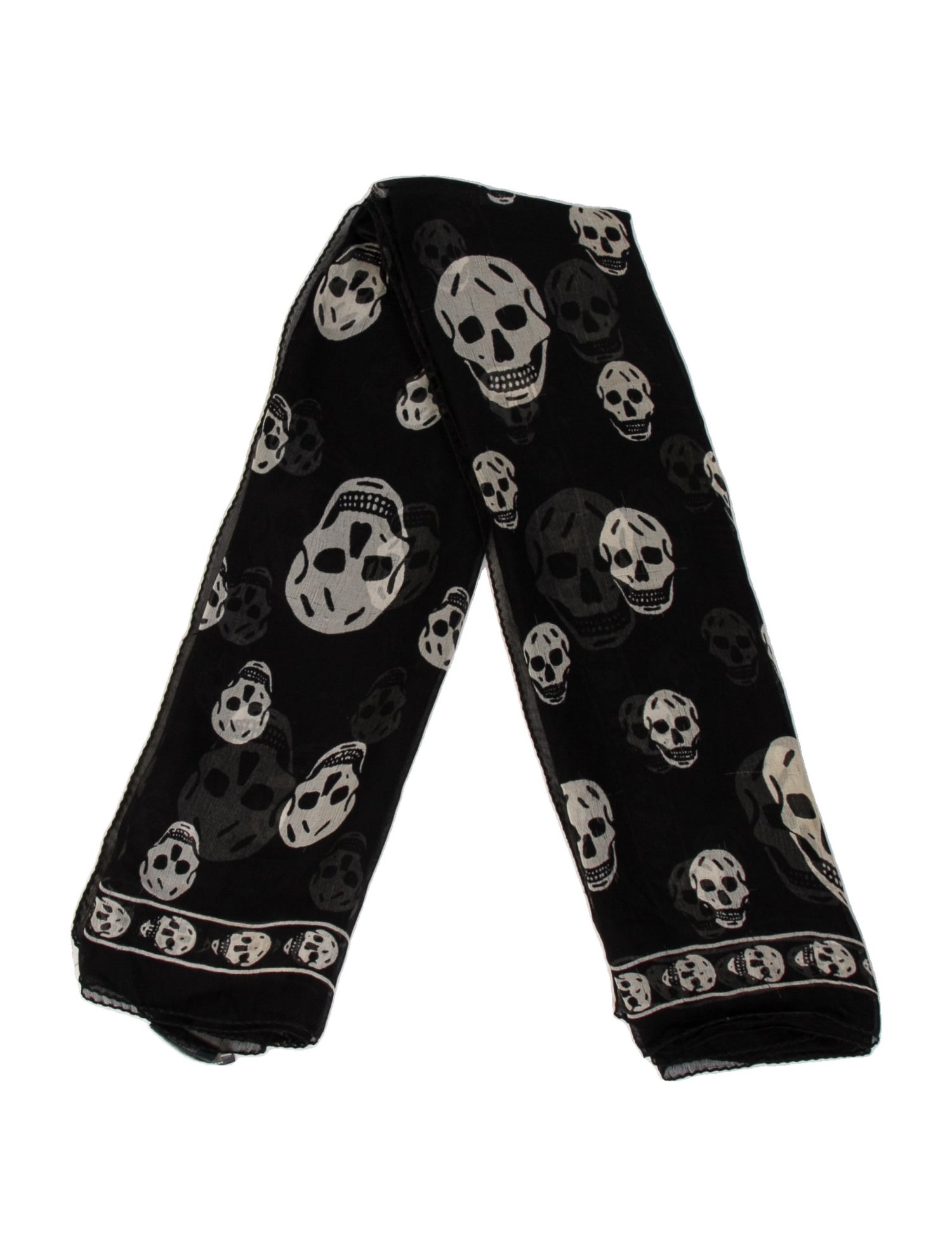 Alexander McQueen Silk Skull Scarf