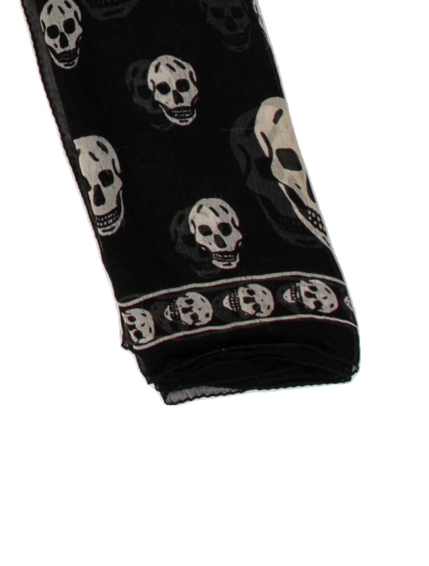 Alexander McQueen Silk Skull Scarf
