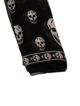 Alexander McQueen Silk Skull Scarf