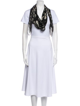 Alexander McQueen Silk Skull Scarf