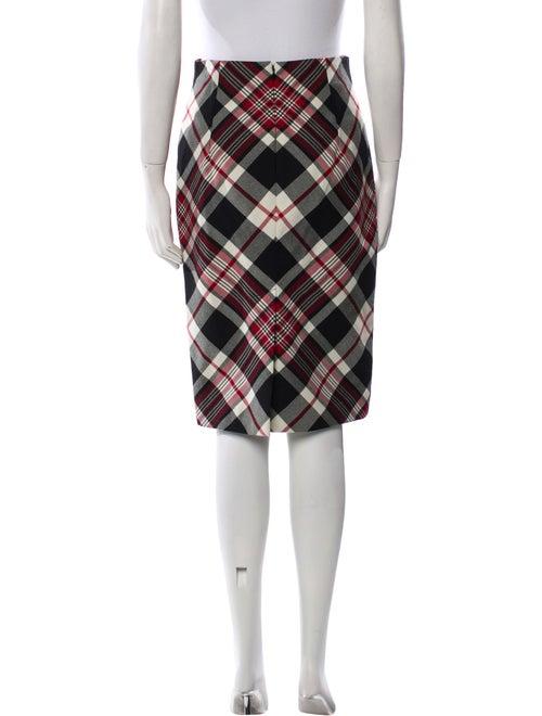 Alexander McQueen Virgin Wool Knee-Length Skirt
