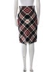 Alexander McQueen Virgin Wool Knee-Length Skirt