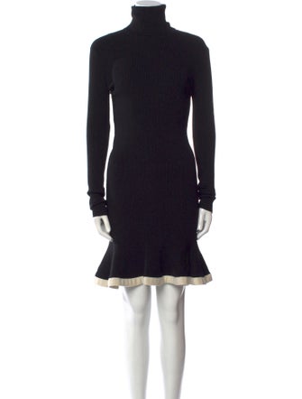 Alexander McQueen Wool Mini Dress
