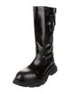 Alexander McQueen Leather Combat Boots