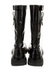 Alexander McQueen Leather Combat Boots