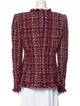 Alexander McQueen Nylon Tweed Pattern Evening Jacket