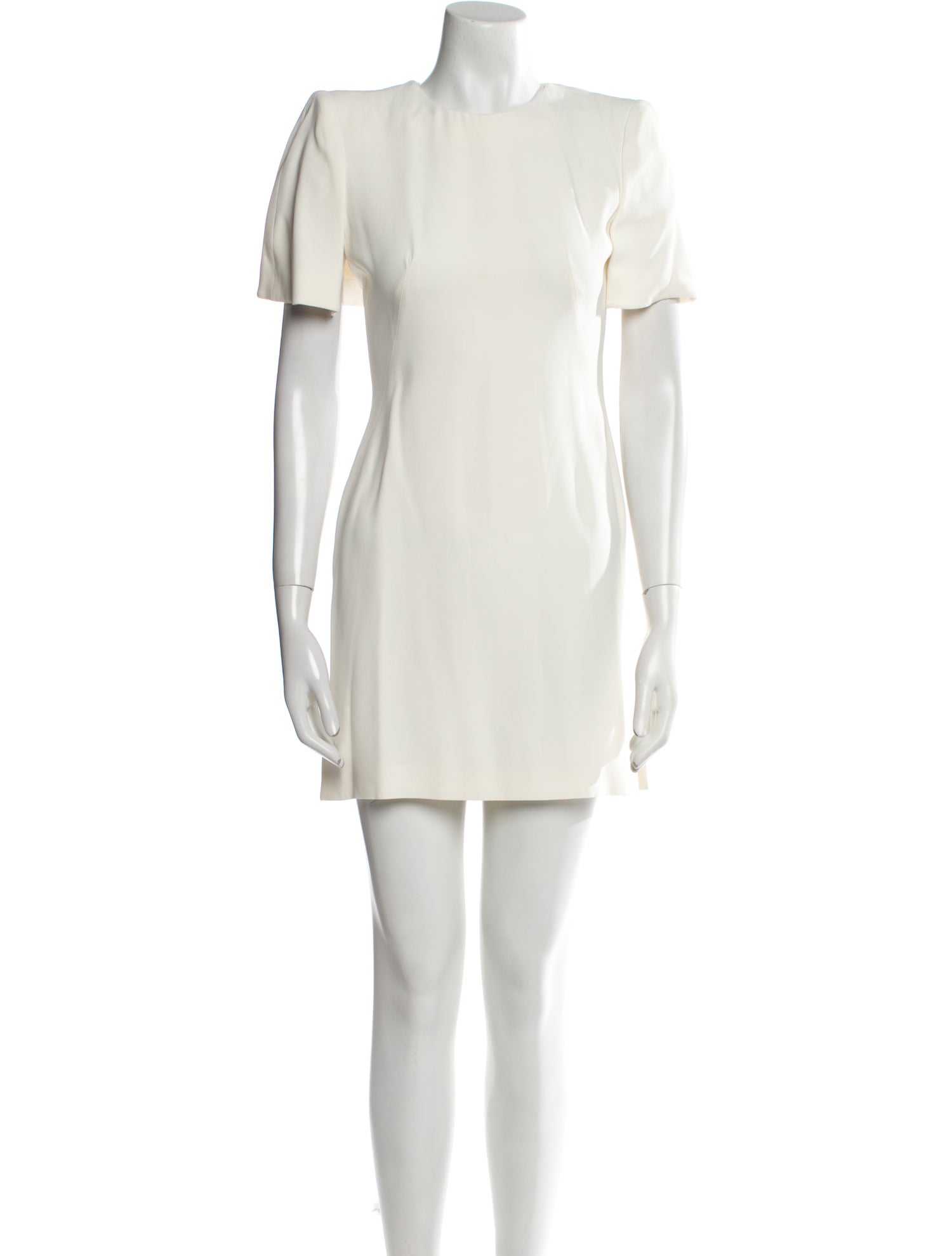 Alexander McQueen Crew Neck Mini Dress