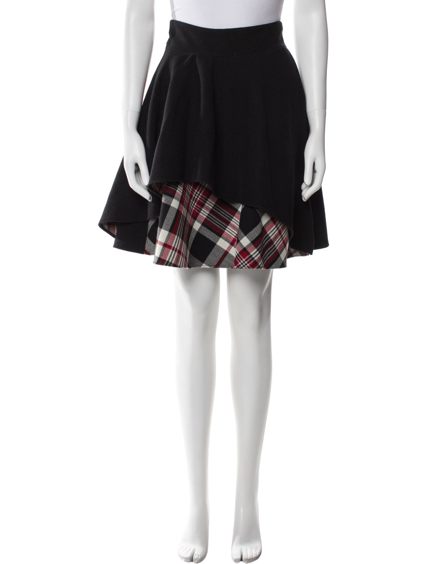 Alexander McQueen Virgin Wool Knee-Length Skirt