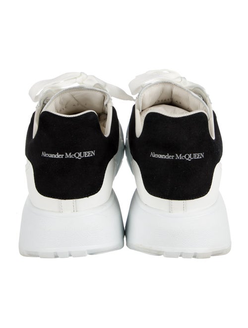 Alexander McQueen Leather Colorblock Pattern Sneakers