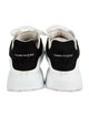 Alexander McQueen Leather Colorblock Pattern Sneakers