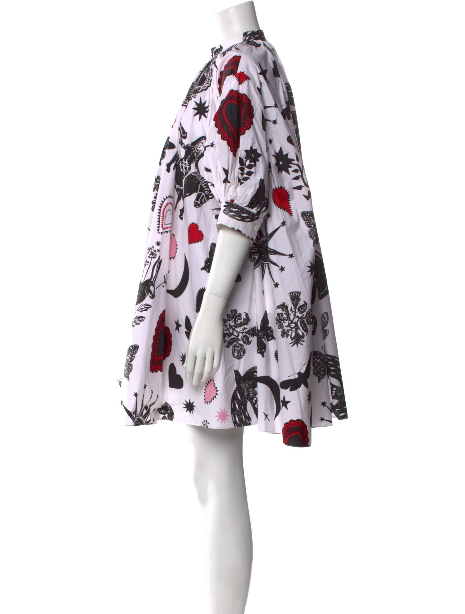 Alexander McQueen Floral Print Mini Dress