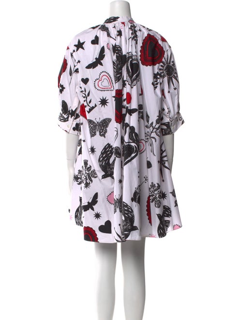 Alexander McQueen Floral Print Mini Dress