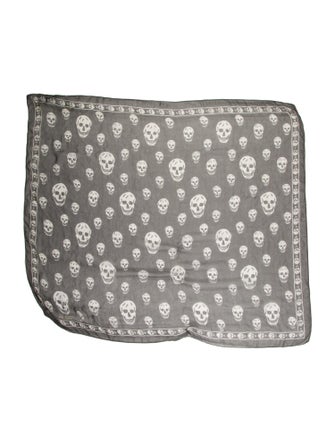 Alexander McQueen Silk Skull Scarf