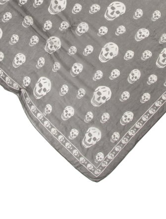 Alexander McQueen Silk Skull Scarf