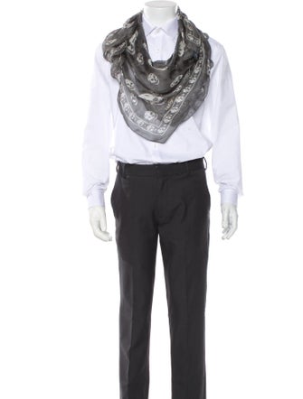 Alexander McQueen Silk Skull Scarf