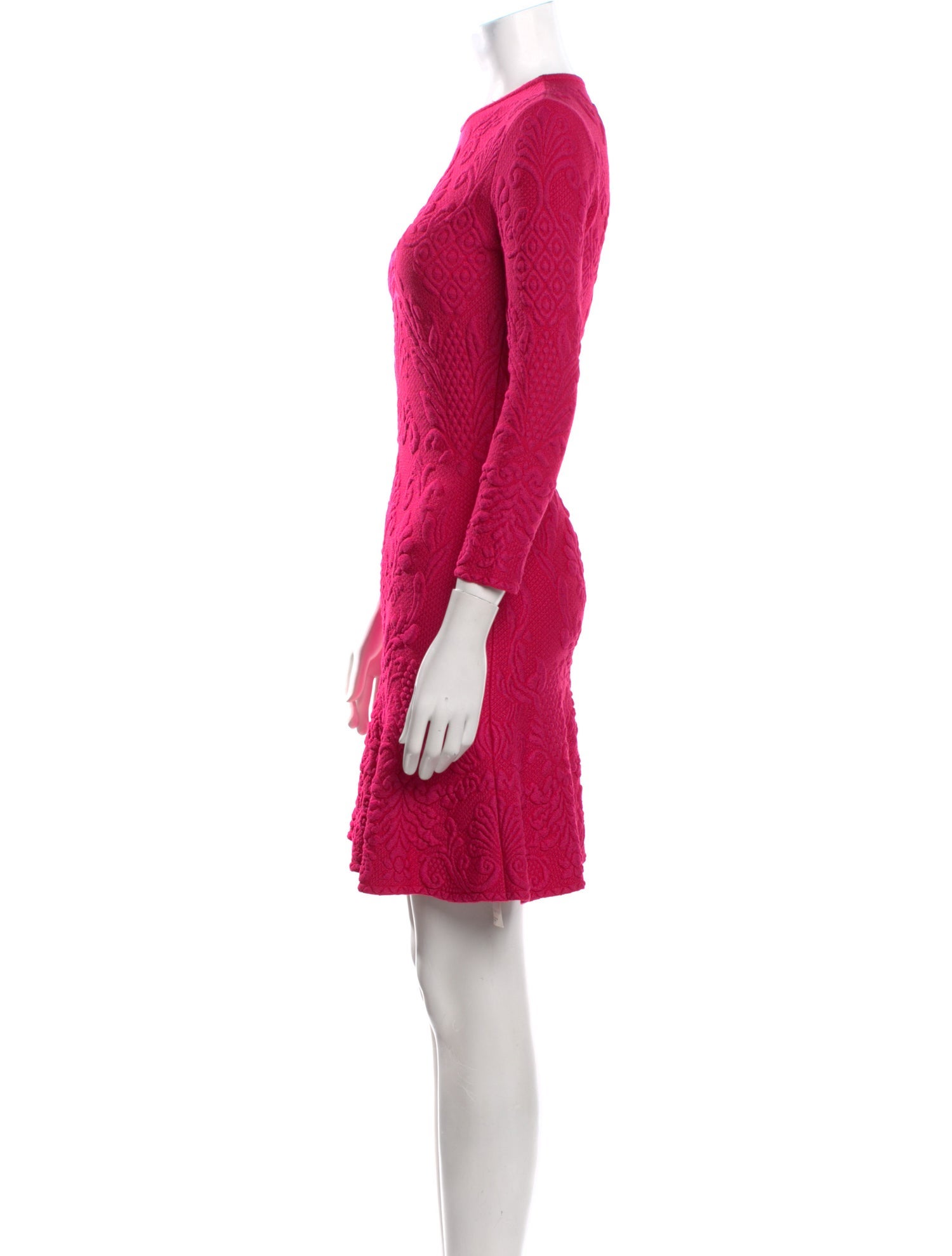 Alexander McQueen Wool Mini Dress