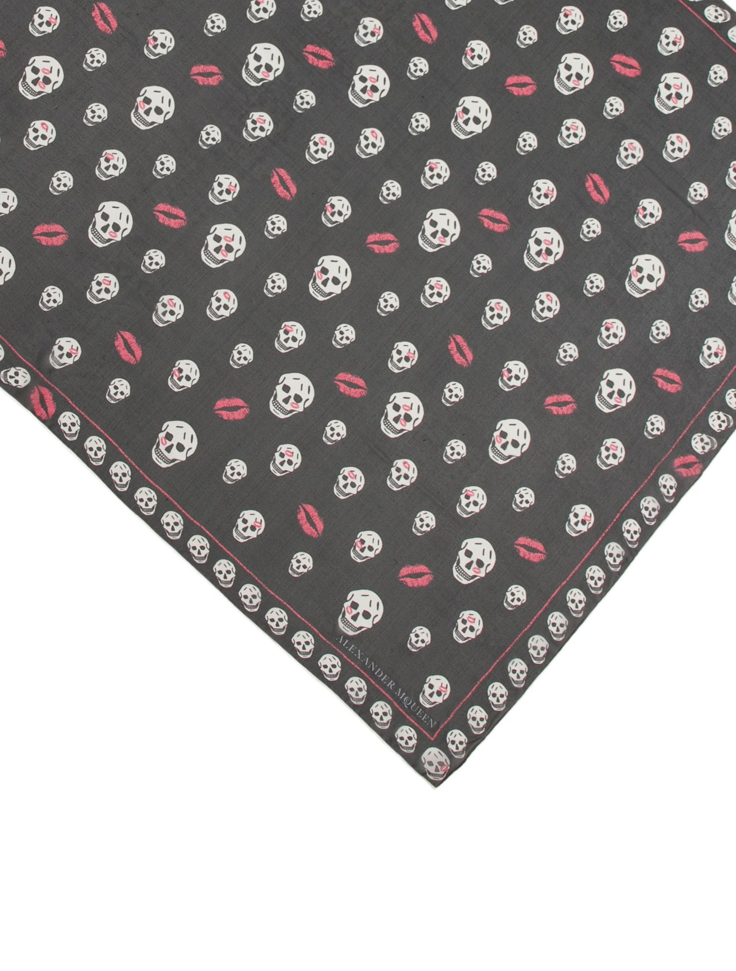 Alexander McQueen Lipstick Silk Scarf