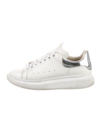 Alexander McQueen Leather Leather Trim Embellishment Sneakers