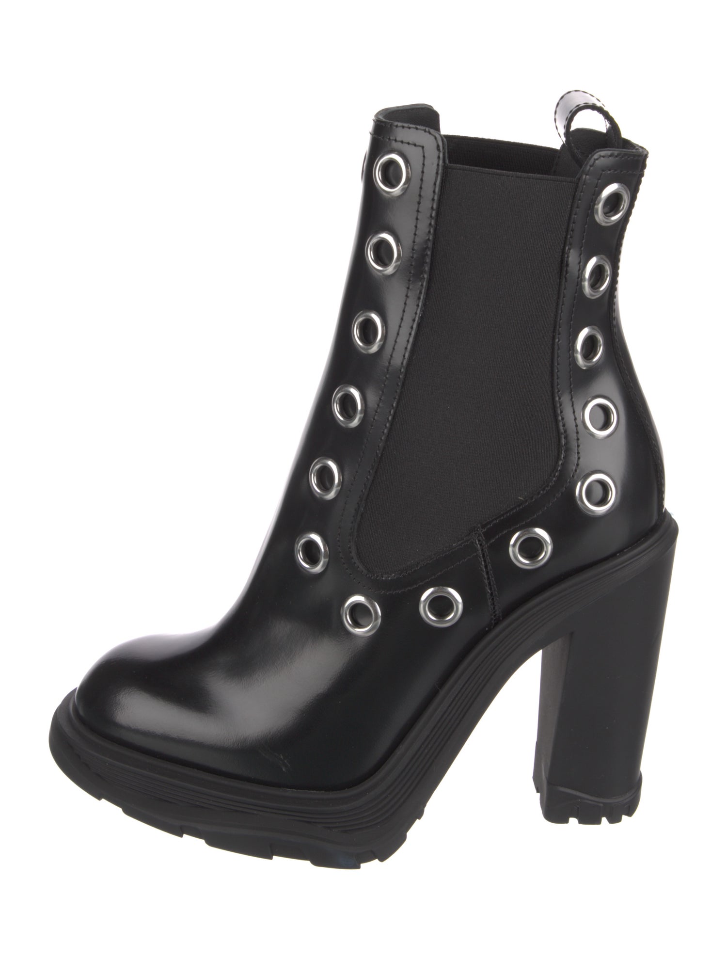 Alexander McQueen Patent Leather Boots