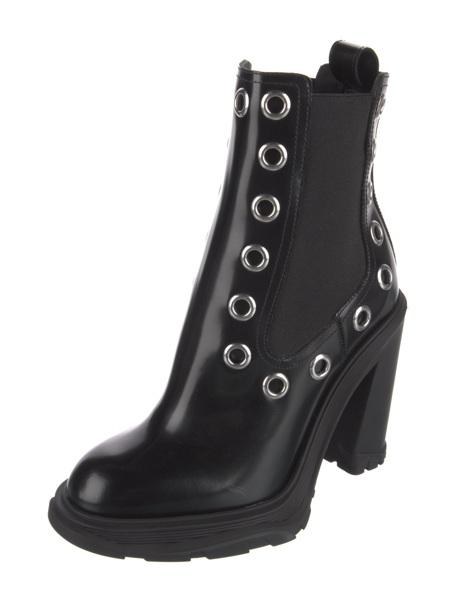 Alexander McQueen Patent Leather Boots