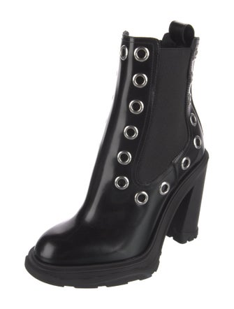 Alexander McQueen Patent Leather Boots